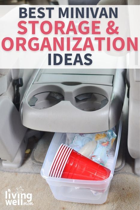 Car Snack Storage, Mini Van Storage Ideas, Minivan Trunk Organization, Minivan Organization Ideas, Mini Van Organization Ideas, Mom Van Organization, Mini Van Hacks, Van Organization Minivan Kids, Toyota Sienna Organization