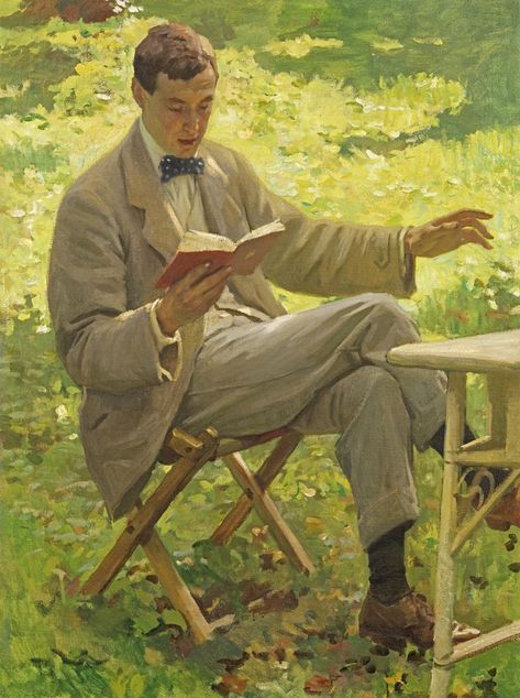 Alfred Munnings, Reading Art, English Artists, Reading A Book, Alam Yang Indah, British Artist, Henri Matisse, A Chair, Read Aloud