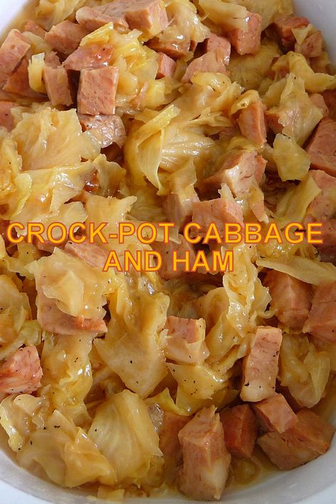 This is the easiest and most convenient side recipe ever! Besides the fact that it is tasty-tasty! You can enjoy it for breakfast, lunch or dinner. This makes use of 1 head of cabbage and leftover ham. Crockpot Ham And Cabbage Recipes, Boiled Dinner With Ham And Cabbage Crockpot, Boiled Ham And Cabbage, Ham And Cabbage Recipes Boiled Dinner, Boiled Dinner With Ham And Cabbage, Recipes Using Ham Steak, Ham And Cabbage Recipes, Cabbage Low Carb Recipes, Galumpki Recipe