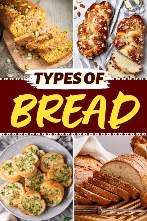 Try these different types of bread for delicacies from all over! From baguettes to ciabatta to naan, there are so many delicious breads to sample. Essen, Types Of Breads, Bread Types, Fermented Bread, Multi Grain Bread, Chewy Bread, Types Of Sandwiches, New York Bagel, Different Types Of Bread