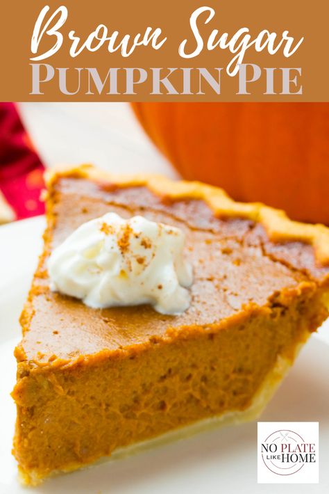 Sugar Pumpkin Pie Recipe, Pumpkin Pie Video, Pumpkin Pie Ingredients, Best Pumpkin Pie Recipe, Pumpkin Pie Recipe Easy, Brown Sugar Recipes, Best Pumpkin Pie, Recipe Pumpkin, Thanksgiving Desserts Easy