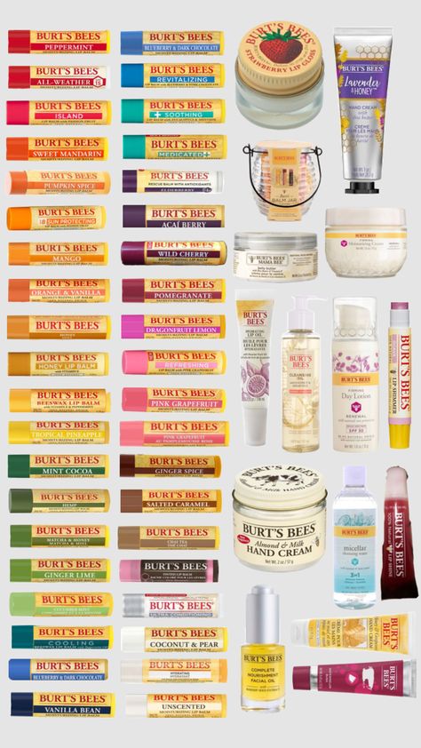 #burtsbees Burts Bees Chapstick, Burts Bees Lip Balm, Lips Essentials, Lip Balm Collection, Beauty Routine Tips, Flavored Lip Balm, Acai Berry, Bath And Body Care, Glow Up Tips