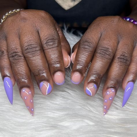 lilac dreams 💜🪻 @dynamicnailsupply #flawlessnude acrylic powder @beetlesgelpolish @kupainc topcoat October : all Halloween themed sets 15% off sale ends oct 31 #nailtech #naturephotography #lilac #lavender #purple #nails #nailxster #naildesign #gwinnett #gwinnetthair #gwinnettnails #explore #explorepage #exploremore #exploreeverything #nailsnailsnails #naildesigns Lilac Nails Acrylic, Lavender Purple Nails, Lilac Nails, Lilac Lavender, Acrylic Powder, Oct 31, Lavender Purple, Purple Nails, Nails Acrylic