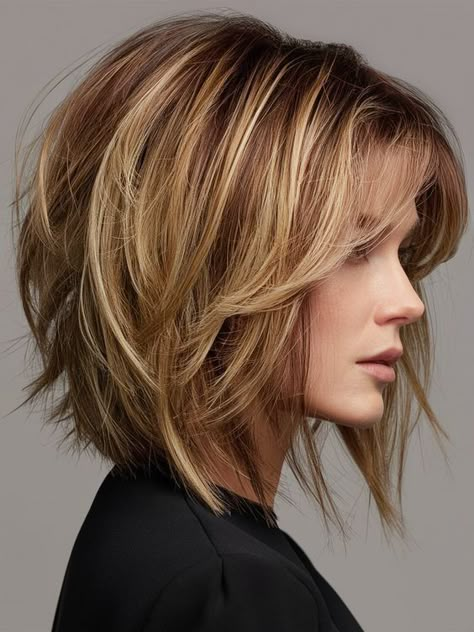 Haircuts For Medium Length Hair, Layered Haircuts For Medium Hair, Fall Hair Cuts, Hair 2024, Haircuts For Medium Hair, Penteado Cabelo Curto, Medium Hair Cuts, Bob Haircuts, Shoulder Length Hair