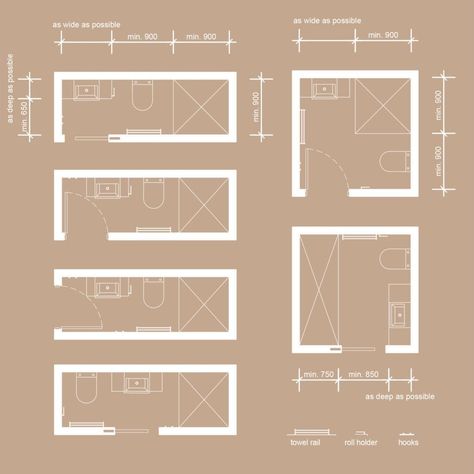 Small Ensuite Layout, Small Ensuite Ideas, Small Ensuite Bathroom Ideas, Senior Bathroom Design, Tiny Bathroom Layout, Ensuite Layout, Bathroom Floorplan, Small Bathroom Floor Plans, Small Bathroom Plans