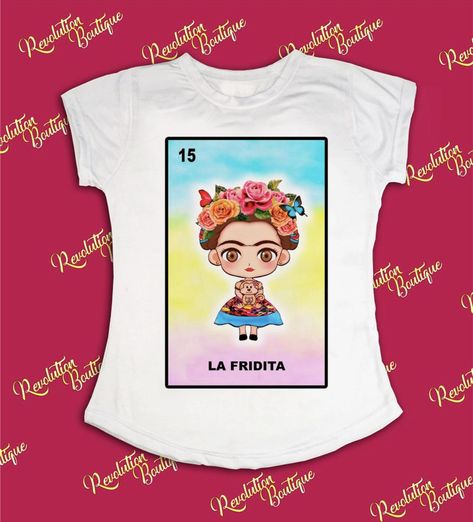 Frida Kahlo loteria Flores Camiseta Púrpura mujer fridita | Etsy Frida Kahlo Cartoon, White Short Sleeve Blouse, Purple T Shirts, Summer Blouses, T Shirt Top, Fashion Boutique, Printed Shorts, Womens Clothing Tops, Summer Women