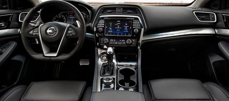 Black Nissan Maxima, Nissan Maxima Interior, Nissan Maxima 2017, Cars Mercedes, Dream Cars Mercedes, New Luxury Cars, New Suv, Car Goals, Nissan Maxima