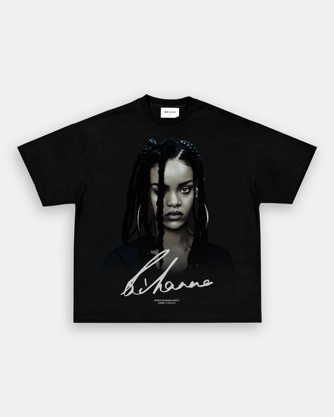 Rihanna Signature, Cute Online Clothing Stores, Hoodie Model, Bootleg Shirt, Black Tees, Fire Fits, Rap Tee, Cute Simple Outfits, Streetwear Outfit