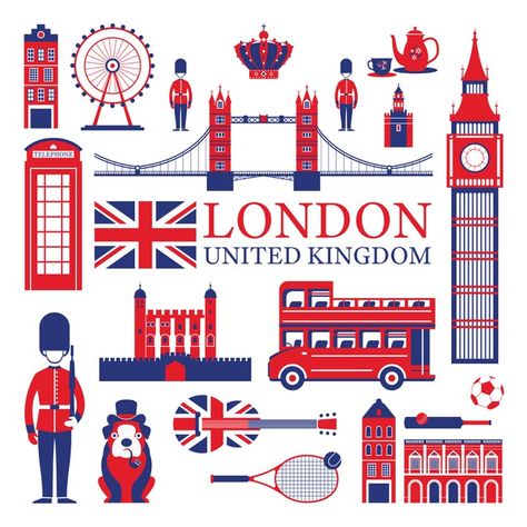 Big Ben Drawing, London Skyline Silhouette, London Illustration, Travel Clipart, Christmas Graphic Design, London Buildings, Graphic Design Cards, United Kingdom Travel, London Landmarks