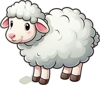 single sheep cartoon clipart images - Pencipta Imej daripada Microsoft Designer Clip Art Animals Cute, Cute Sheep Clipart, Sheep Pictures Art, Animals Clipart For Kids, Sheep Cartoon Images, Sheep For Kids, Farm Classroom Theme Decor, Sheep Clip Art, Sheep Images