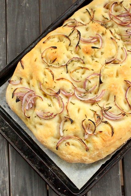 Rosemary Onion Focaccia Nonna Recipes, Best Focaccia, Focaccia Recipes, Onion Focaccia, Foccacia Bread, Savory Breads, Focaccia Bread Recipe, Anna Olson, Curtis Stone