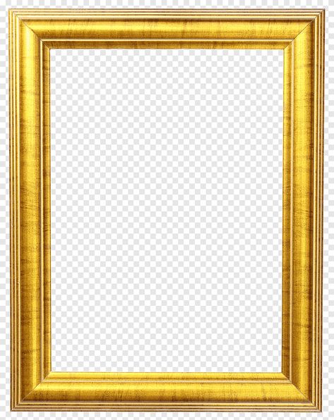 Golden Frame Png, Mirror Illustration, Photo Frame Images, Yellow Frame, Silhouette Frames, Yellow Sign, Glitter Frame, Heart Shaped Frame, Easy Frame