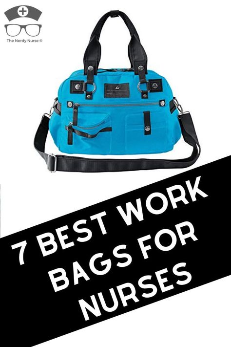 As a nurse, you’re going to end up needing to carry a million things. The list can literally be endless! Let's look at the best work bags for nurses. #thenerdynurse #nurse #nurses #productsfornurses #nursebags Cute Nursing Scrubs, Nurse Work Bag, Nerdy Nurse, Nurse Gear, Diy Nursing, Best Work Bag, Work Aesthetic, Nurse Tote Bag, Hospice Nurse