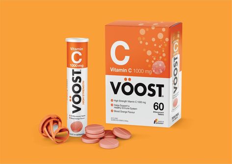 Voost – Packaging Of The World Dietary Supplements Packaging, Medicine Box Design, Pill Packaging, Letter D Crafts, Health Products Design, Medical Packaging, Supplements Packaging, Medicine Packaging, Juice Packaging