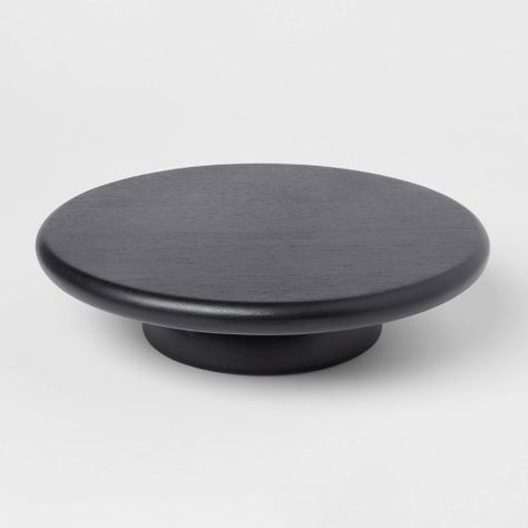 Modern Cake Stand, Black Cake Stand, Magnolia Kitchen, Modern Serving Trays, Marble Cake Stand, Modern Cake, Semi Custom Cabinets, Round Cake Stand, Wooden Cake Stands