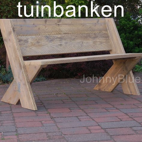 Diy Benches, Diy Bank, Diy Outdoor Seating, Outdoor Wood Projects, Garden Bench Diy, Diy Bench Outdoor, Workbench Plans Diy, Diy Projects Plans, Diy Garden Furniture