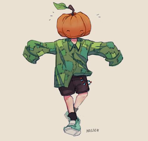 Drawing Of Pumpkin, Pumpkin Head Character, Pumpkin Dream, Different Art Styles, Pumpkin Head, Sketch Ideas, Anime Drawing, Amazing Drawings, Halloween Stuff