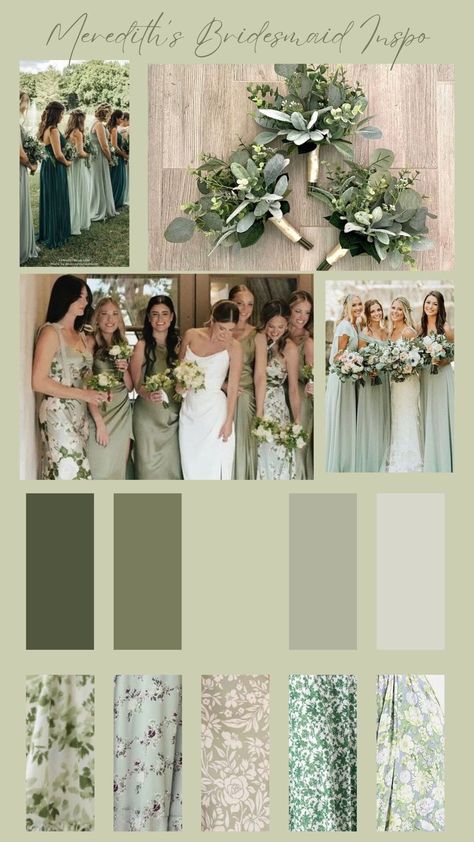 Want your bridesmaids to stand out in stylish individuality? Ditch the matching dress dilemma and embrace the chic trend of pattern mixing!  Let each member of your bridal party choose their own dress while maintaining a cohesive look. Our personalized bridesmaid dress inspiration service helps you achieve this vision.  

Simply purchase this listing to receive a digital download, complete a quick questionnaire sharing your style details.  We'll then curate a personalized mood board brimming with inspiring color palettes, patterns, and silhouettes, guiding your bridal party towards dresses that celebrate their unique personalities. 


.#WeddingPlanning #BrideToBe #WeddingInspiration #EventPlanning #DreamWedding Wedding Theme Colors Sage Green, September Bridesmaid Dresses Color Palettes, Dusty Rose And Sage Green Bridesmaids, Ivory Green Bridesmaid Dresses, Olive Green Weddings Decoration, Different Green Shades Bridesmaid Dresses, Two Tone Bridesmaid Dresses, Colors For June Wedding, Sage Color Bridesmaid Dresses