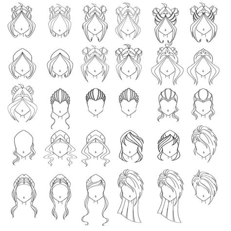 Winx Club Oc, Klub Winx, Drawing Hair, Hair Sketch, Club Hairstyles, Mahō Shōjo, Art Tools Drawing, Be Awesome, Figure Drawing Reference