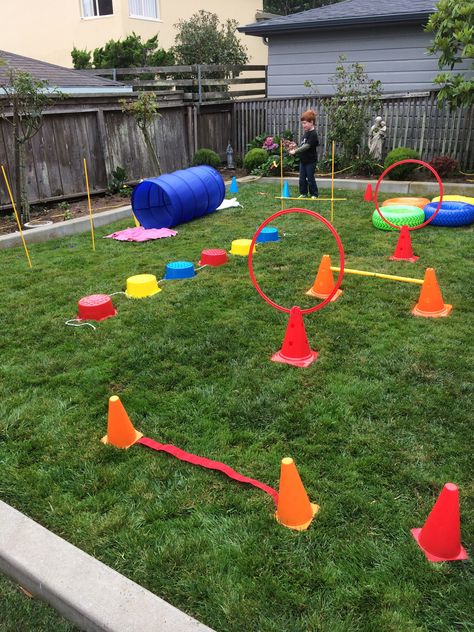 Kids Obstacle Course, Outside Games, Physical Activities For Kids, Outdoor Play Area, Bathroom Remodel Ideas, Remodel Bathroom, Backyard Games, Toddler Learning Activities, Bathroom Remodeling