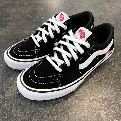 561 Skateboarding on Instagram: “The Vans Sk8 Low Pro just arrived in the new Black/White colorway! Sizes 8 through 13 $65 • Available now in store and online at…” Vans Sk8-low, Vans Sk8 Low Outfit Men, Low Vans, Shoe Rotation, Vans Sk8 Low, Sk8 Low, Low Top Vans, Vans Skateboard, Shoes Streetwear