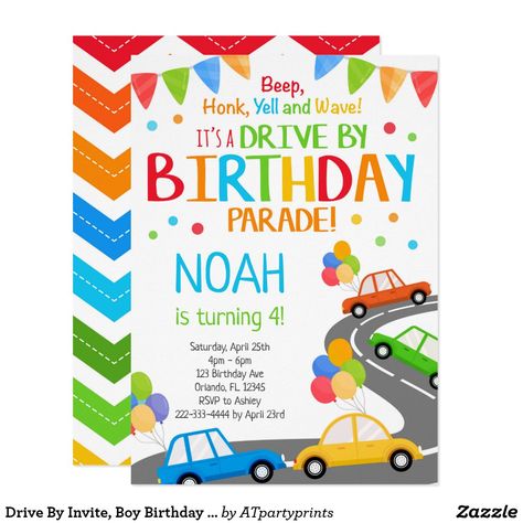 Transportation Birthday, 12 Birthday, Cars Birthday Invitations, Quinceanera Invitations, Pink Invitations, 1st Birthday Invitations, 1st Boy Birthday, Printed Invitations, Envelope Liners