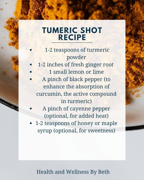 Ginger Shot Recipe, Raw Turmeric, Turmeric Drink, Organic Turmeric Powder, Turmeric Shots, Herbal Remedies Recipes, Skin Diet, Turmeric Recipes, Ginger Shot