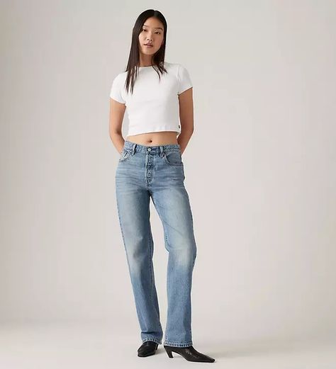 501® 90's Lightweight Jeans - Blue | Levi's® NL 90s Jeans, Levi's 501, Levis Women, Retail Therapy, Vintage Jeans, Favorite Jeans, Thrift Store, Blue Jeans, Women's Jeans