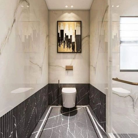 Bathroom Design ✨️ #trendingpost #viralpost #instagramreels #bathroomtour #explorepage #beforeandafter #interiorbathroom #bathroomdesign #bathroomdecor #rennovation #homedesignsdworld #newkitchenhacks #ios18 #craftideas #chickenfry #tomatochutney Toilet Tiles Design, Toilet Designs, Washroom Tiles, 2024 Bathroom, Dining Room Design Luxury, Bathroom Lighting Design, Materials Board Interior Design, Luxury Bathroom Master Baths, Instagram Bathroom