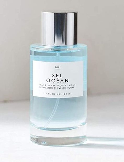 Amazon.com : Gourmand Sel Ocean Hair + Body Mist 3.4 Fl.Oz! Blend Of Honeysuckle, Muguet And Pink sea salt! Perfumed Hair & Body Mist For All Day Long-Lasting Freshness! Choose Your Scent! (Ocean) : Beauty Ocean Hair, Ocean Scent, Ocean Beauty, Fresh Perfume, Cheap Perfume, Pink Sea Salt, Blue Perfume, Perfume Bottle Design, Pink Sea