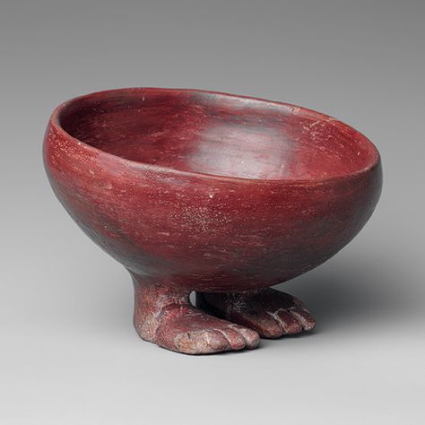 Footed Bowl, Predynastic Period, probably late Naqada I–early Naqada II, ca. 3750–3550 B.C.  Egyptian  Ceramic Starověký Egypt, Ancient Pottery, Footed Bowl, Egyptian Art, Ancient History, Ancient Egyptian, Ancient Art, Ancient Egypt, Metropolitan Museum Of Art