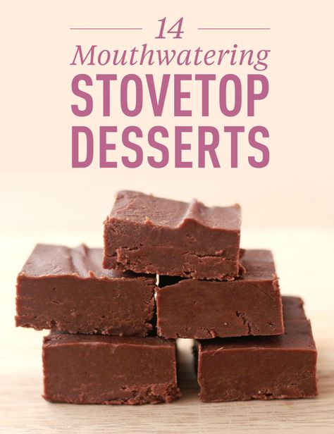 Stovetop Desserts - 14 Mouthwatering Stovetop Desserts Stovetop Baking Recipes, Stovetop Dessert Recipes, Stove Top Cookies Recipes, Dessert Recipes No Oven, Easy No Oven Desserts, Stove Desserts, Stovetop Cake, Stovetop Cookies, Stovetop Desserts