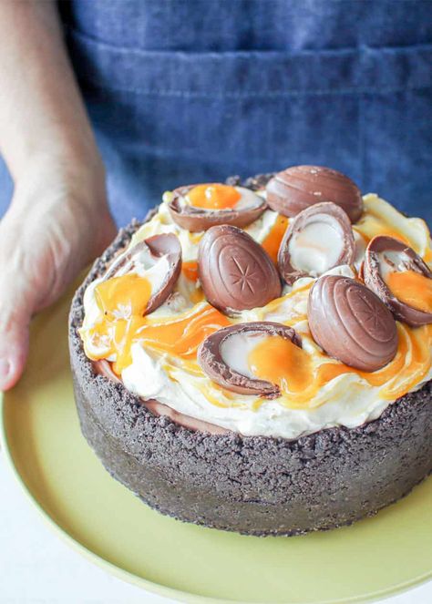 Easter Egg Cheesecake, The Scran Line, Scran Line, No Bake Vanilla Cheesecake, Raspberry No Bake Cheesecake, Cadbury Creme Egg, Chocolate Peanut Butter Pie, Nutella Cheesecake, Peanut Butter Cheesecake