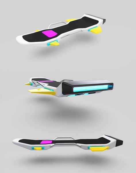 Hoverboard - 2011 by Ricardo Sá Freire at Coroflot.com Spy Gadgets, Scifi Gadgets, Anime Vehicles, Gadget Tecnologici, Teknologi Futuristik, Tech Gadgets Technology, Teknologi Gadget, New Technology Gadgets, Future Tech