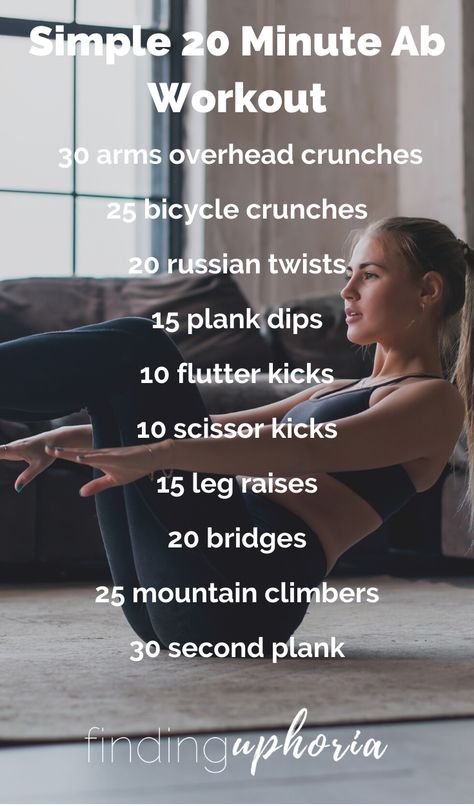 20 Minute Ab Workout, 30 Minute Ab Workout, At Home Ab Workout, Home Ab Workout, 20 Min Workout, Ab Workout With Weights, Easy Abs, Workout Men, Beginner Ab Workout