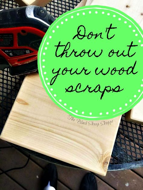 Don't throw out your wood scraps. It's easy to repurpose the scraps into something special. Wood Crafts Furniture, Scrap Wood Crafts, Upcycled Wood, Woodworking Projects Furniture, Wood Crafting Tools, Wood Scraps, Small Woodworking Projects, Repurposed Wood, Woodworking Supplies