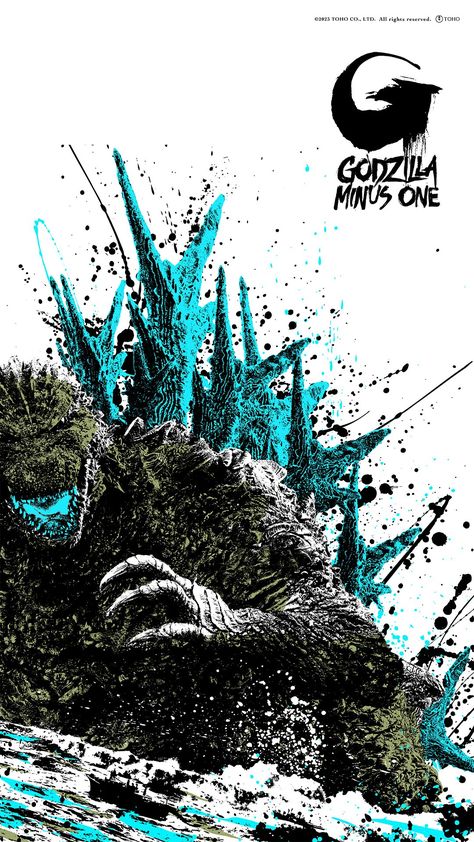 Godzilla Minus One Wallpaper, Godzilla Minus One, Iphone New Wallpaper, Aesthetic Rap, One Wallpaper, Hyper Beast, Powerful Pokemon, Killer Clown, Godzilla Wallpaper