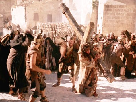 The Passion of the Christ Movie Review | Plugged In The Cross Painting, Christ Tomb, Christ Movie, Passion Of Christ Images, The Passion Of The Christ, Passion Of The Christ, Cross Painting, Cruel People, Way Of The Cross