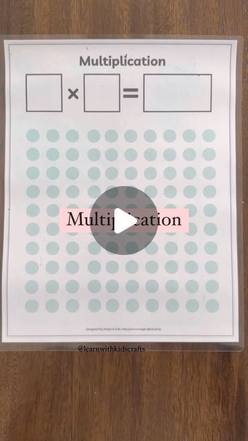 Nisha Yadav| Your Key to Easy Learning Activities on Instagram: "Save this idea to practice multiplication. 
Comment “LINK” for this template as well as other multiplication worksheets with times table, grid, pop it.

Follow @learnwithkidscrafts for more ideas

#handsonlearning #mathactivities #earlymath #multiplication #mathsactivities #elementary #iteach #homeschoolingideas #diymom #momlife #earlychildhood #mathproblems #homeschoolmom #printables" Table Time Preschool, Multiplication Activity 3rd Grade, Maths Club Activities, Maths Multiplication Activities, Grade 3 Multiplication Worksheets, Multiplication Activity For Grade 2, Teaching Aids Ideas Activities, Multiplication Craft, Tables Maths