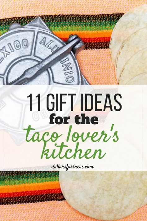 Get taco gift ideas for the taco lover's gift #tacos #tacolovers #giftideas #gifts #holidays #birthdays #unique #tortillapress #kitchens Taco Themed Gifts, Taco Night Gift Basket Ideas, Taco Gift Ideas, Taco Themed Gift Basket, Taco Tuesday Gift Basket Ideas, Taco Gift Basket, Taco Gift Basket Ideas, Womens Retreat Favors, Taco Kit