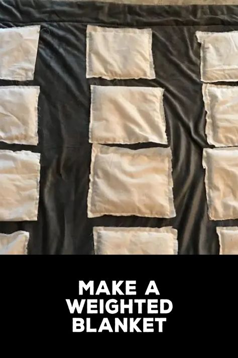 How to Make a Weighted Blanket Weighted Blanket Aesthetic, Weighted Lap Pad Diy, Diy Weighted Blanket, Make A Weighted Blanket, Weighted Blanket Diy, Making A Weighted Blanket, Diy Crafts To Do At Home, Weighted Lap Pad, Weighted Blankets