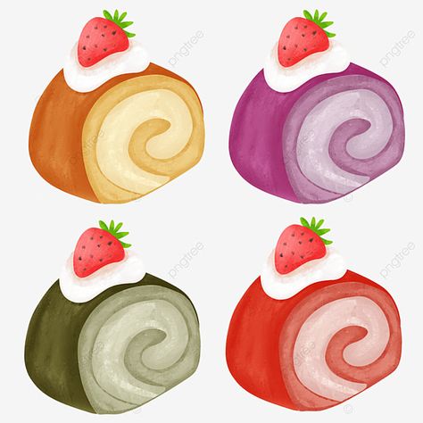 Cake Png Image, Sketchbook Reference, Strawberry Roll Cake, Top Png, Cake Background, Queens Jubilee, Choc Cake, Cake Png, Strawberry Cream Cakes