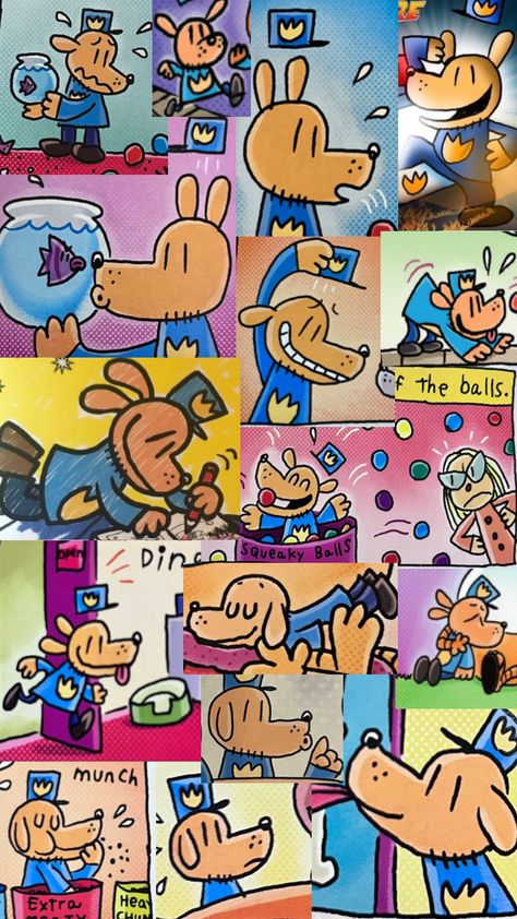 More dog man #dogman #davpilkey Dav Pilkey Dog Man, Dj Yoda, Dog Man Book, Little Big Planet, Dog Man, Favorite Childhood Books, Book Wallpaper, G Man, Childhood Books