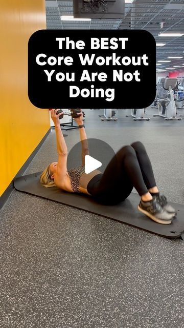 Nikki Polos | Workouts for Women on Instagram: "💪🔥 Ready to take your core workout to the next level? Say goodbye to boring crunches and hello to the best core workout you're not doing! All you need is one dumbbell and 30 seconds for each of these six killer exercises. Then Repeat! Trust me, your abs will thank you later! 💥 #CoreWorkout #DumbbellWorkout #FitnessGoals #SixPackAbs #ChallengeAccepted" Exercise Using Dumbbells, Ab Workout Dumbell, Core Workout With Dumbbells, Dumbbell Ab Workout For Women, At Home Core Workout For Women, Dumbbell Abs Workout, Compound Exercises With Dumbbells, Abs With Dumbbells, Easy Dumbbell Workout