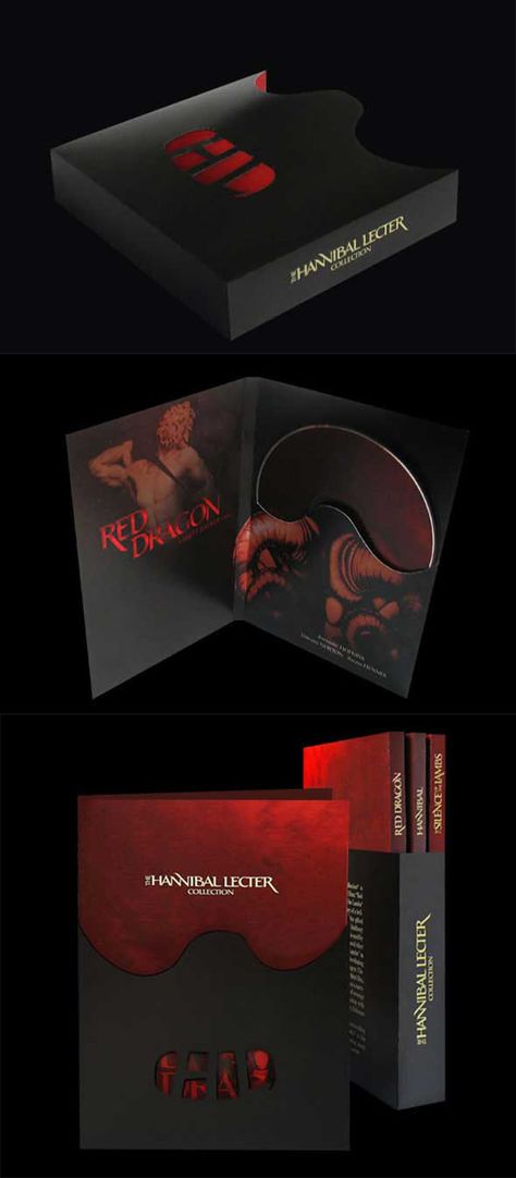 Hannibal Lector DVD package Dvd Packaging Design, Dvd Design, Album Packaging, Hannibal Lector, Dvd Packaging, Cd Idea, Cd Packaging, Cd Cover Design, Cd Design