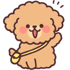 fluffy dog which is healed Poodle Drawing, Cute Dog Drawing, 강아지 그림, Easy Doodle Art, Cute Kawaii Drawings, Kawaii Doodles, Cute Easy Drawings, Toy Poodle, Line Store