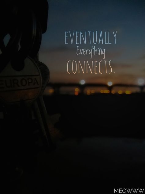 Eventually Everything Connects Eventually Everything Connects, Everything Connects, Neon Signs, Signs, Photography, Quick Saves