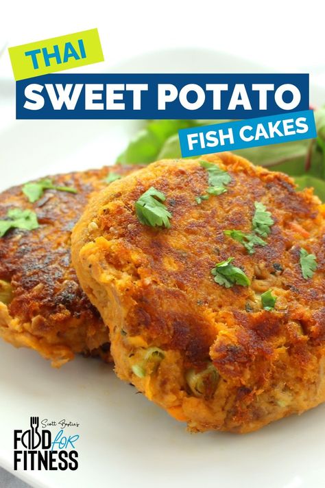 Ok, we're maybe biased but this recipe for Thai sweet potato fish cakes is amazing... if we may say so ourselves. But don't worry, we think you'll agree once you've made them too. Potato Fish Cakes, Thai Sweet Potato, Party Canapes, Thai Fish Cakes, Thai Fish, Fish Cakes Recipe, Veggie Dinners, Lunch Options, Yummy Sweet Potatoes