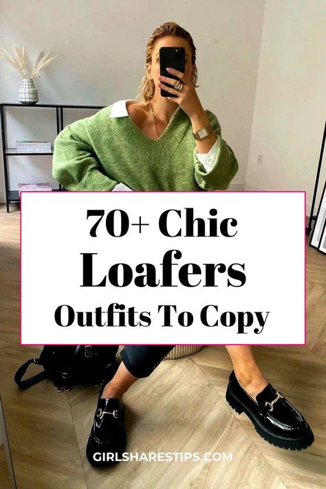 Outfit For Loafers, Penny Loafer Outfits Women, Loafers For Women Outfit Casual, Black Loafer Outfits Women, How To Style Loafers Women, Outfit With Loafers Women, Loafers Outfit Casual, Outfits With Loafers, Loafers Outfit Ideas