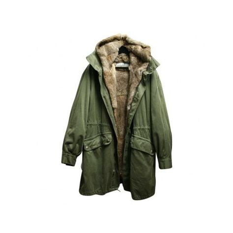 Parka Kaki en Fourrure YVES SALOMON sur VestiaireDeCopines.com ❤ liked on Polyvore featuring outerwear, coats, jackets, tops, parka coat, green parka, green parka coat, yves salomon parka and green coat Green Parka Coat, Military Parka, Green Parka, Parka Women, Yves Salomon, Pastel Outfit, Expensive Taste, Women Coats, Arya Stark